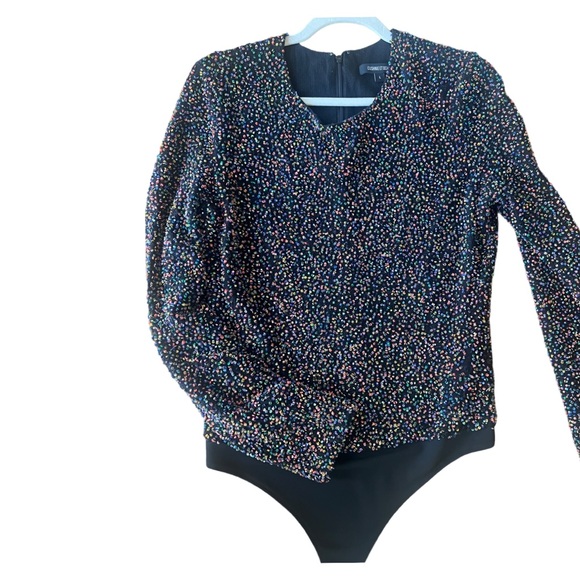 cushnie et Ochs beaded bodysuit size L - Picture 4 of 4
